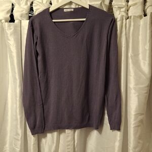Lavidence Women's Deep Purple V-Neck Sweater XL 💚💚💚💚